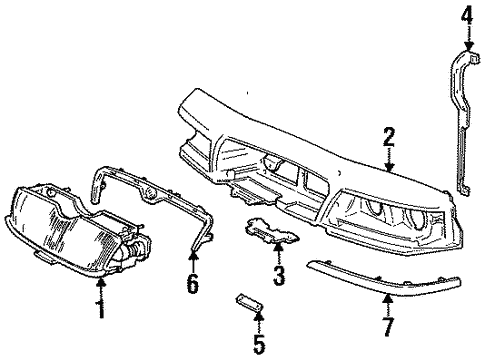 Frontmaske (11265) - Limoparts Shop