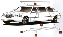 Chromeinlage, 122inch (#3) (11020) - Limoparts Shop
