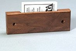 Business card holder, walnut (11230)