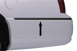 Bumper chrome strip, rear, right (11170)