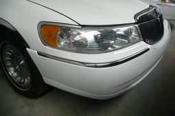 Bumper chrome strip, front, right (10612)